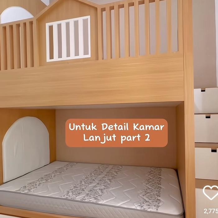 Tempat Tidur Anak Tingkat 2 Kasur
