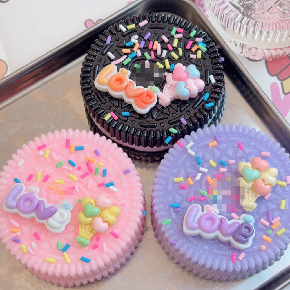New Handmade Cookie Squishy Cute Table Stress Relief Silicone Squishy Toy Mo i Taba Squishy New