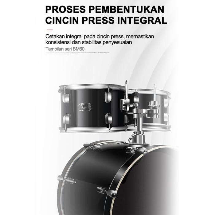 Benston Music- Drum set dewasa, drum set profesional, drum jazz profesional, drum pertunjukan