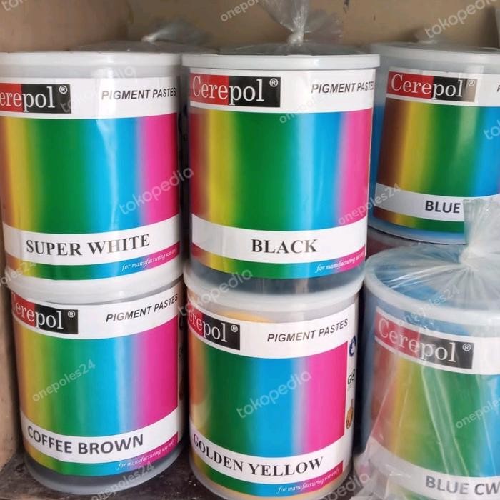 

Pigment Pewarna Resin/Cat Resin/Fiberglass Cerepol 1Kg