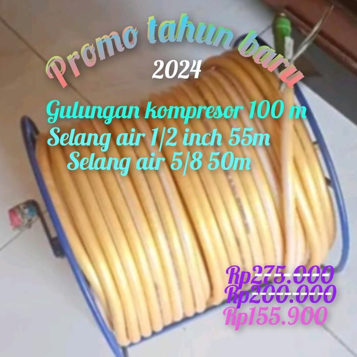 Gulungan selang air 50 meter/ gulungan kabel listrik/