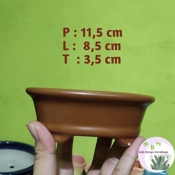 pot keramik bonsai / pot mame keramik / pot mini /pot kaktus