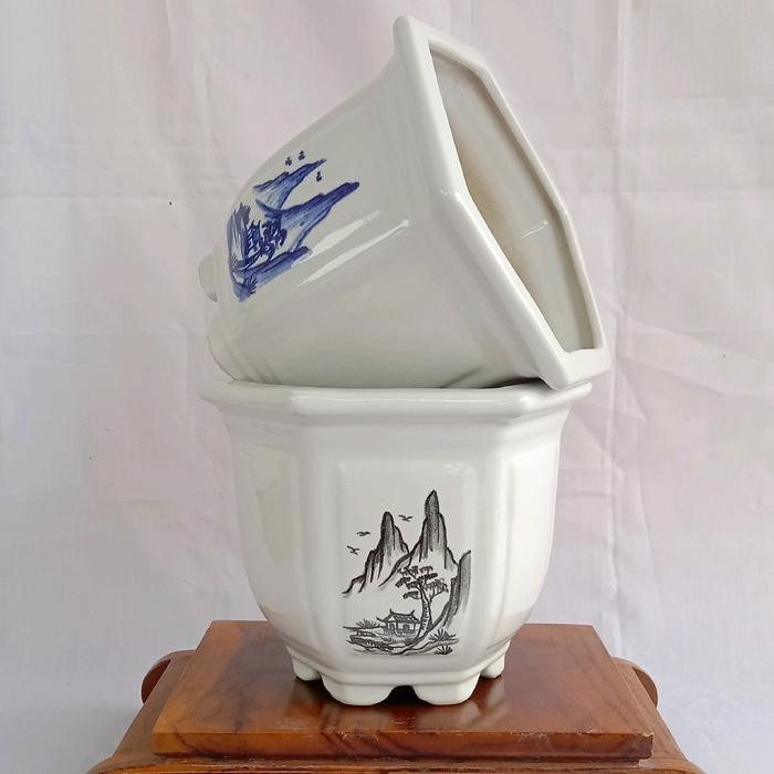pot keramik bonsai segi 6