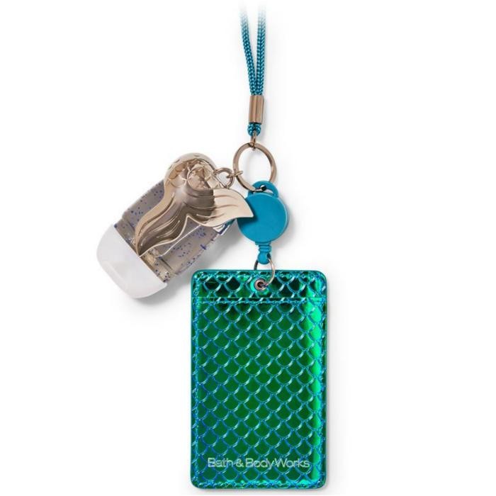 Bath & Body Works Bbw Pocketbac Holder Wearable Mermaid Id Card