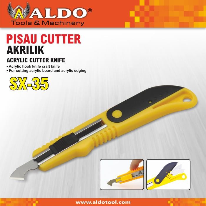 

AT PISAU CUTTER AKRILIK / POTONG ACRYLIC / CUTTER ACRYLIC MERK ALDO