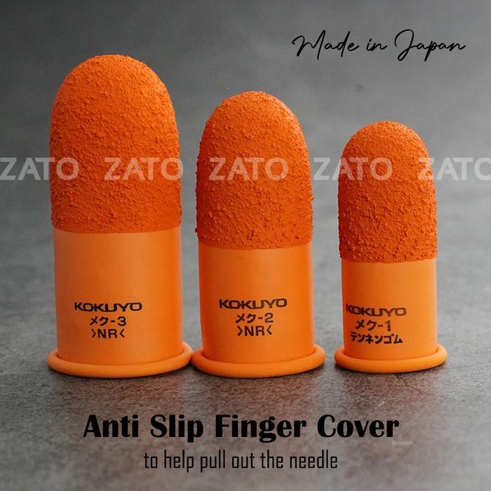 

AT Anti-slip finger cover - to help pull out the needle . JAPAN