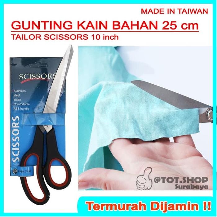 

AT GUNTING KAIN BAHAN 25 cm TAILOR SCISSORS 10 inch MURAH BERKUALITAS