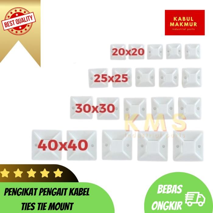 

AT PENGIKAT PENGAIT KABEL TIES TIE MOUNT (Pack)