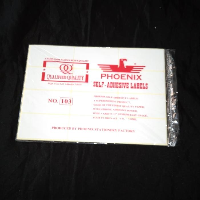 

AT GROSIR (1BAL=25pack)LABEL PHOENIX 103 108 109 111 112 129 Sticker Nama Undangan Tempelan Cap Self