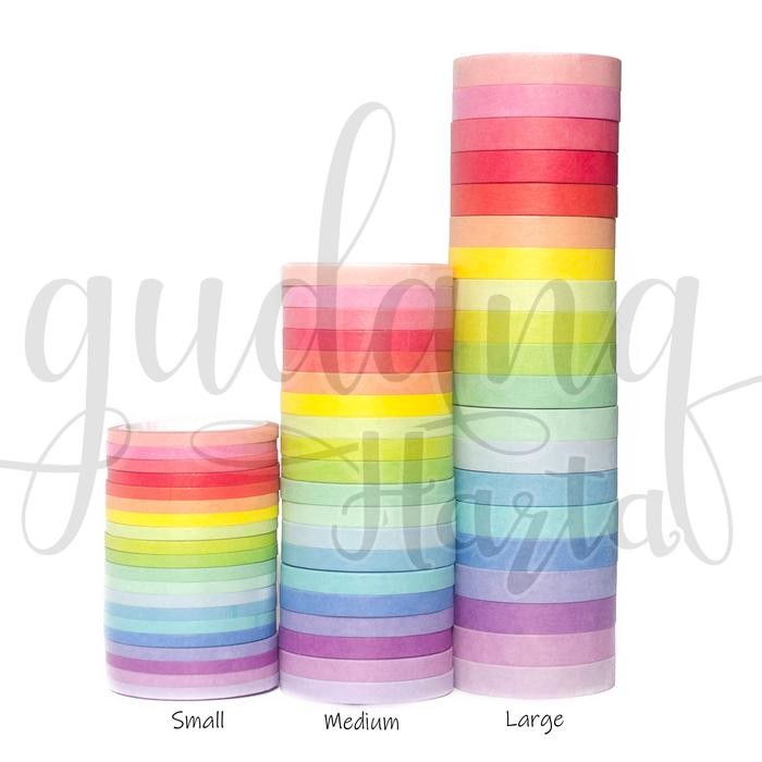 

AT Masking Tape Rainbow SET 3 Model Selotip Berwarna Warni GH 314009