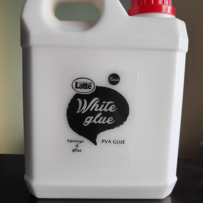 

AT Lem Putih Slime tofu Latte white glue 1000ml PVA