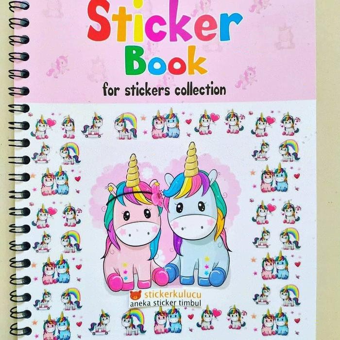 

AT Buku Stiker / Album Stiker / Sticker Book Unicorn