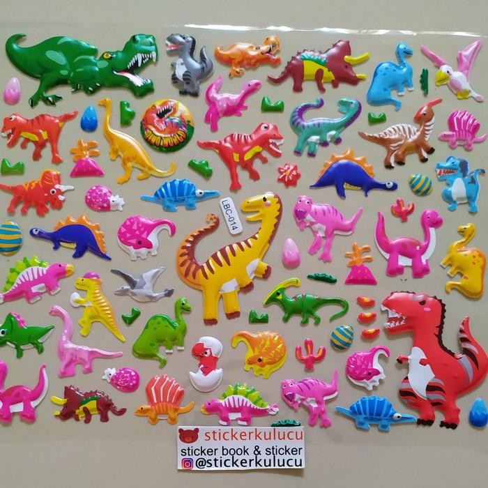 

AT Stiker timbul DINO #3