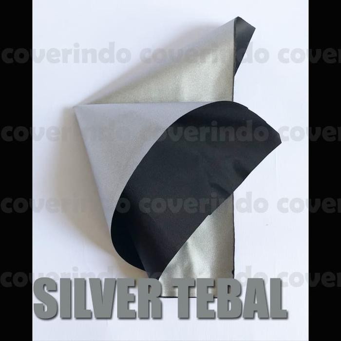 

AT 25000 PER METER - Kain Parasit Silver Tebal 2X (bukan standard)