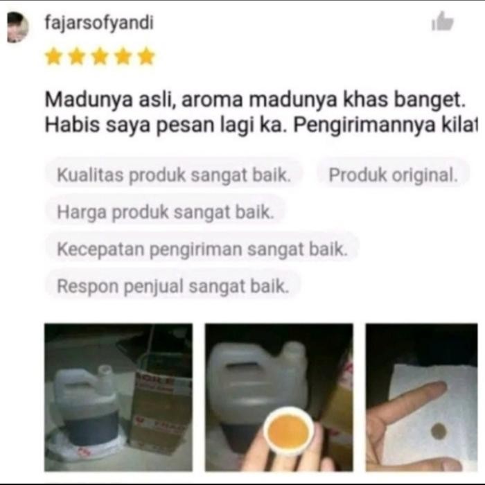 

Madu Curah Murni Multiflora Netto 5Kg