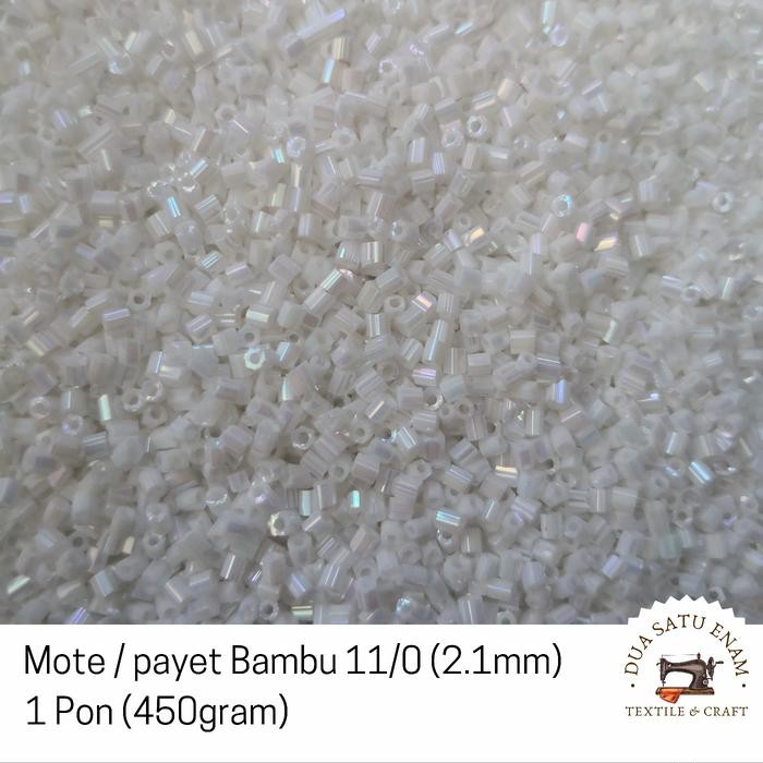 

AT Payet / manik / mote Bambu Patah 11/0 (2.1mm) per 1 Pon