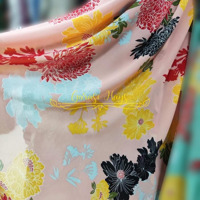 

AT NEW Kain Sifon Ceruti Chiffon Ceruti Motif Bunga Lebar 150 cm