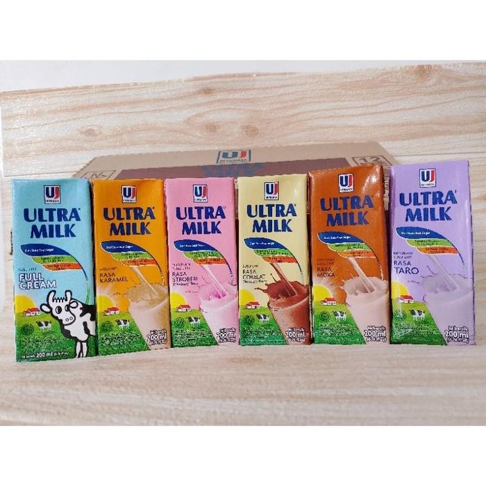 

(Expert) Susu UHT Ultra Milk 200ml BISA MIX RASA ( KHUSUS ) 1 DUS ISI 24PC