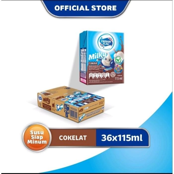 

(Expert) Frisian Flag Nutribrain UHT 115ml Coklat 1 karton isi 36pcs