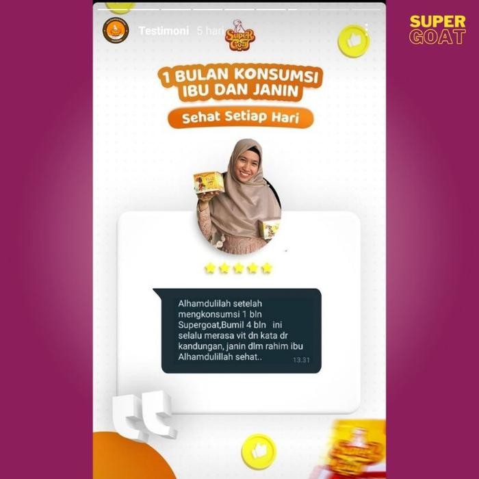 

(Expert) (FREE LM 0,001) SUPERGOAT / Super Goat Plus Gula Aren - Susu Kambing Etawa