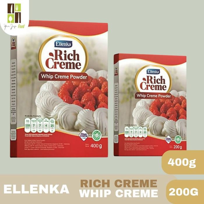 

(Expert) Ellenka Rich Creme Whip Creme Powder / Wipping / Krim Bubuk / Busa Makanan Kemasan