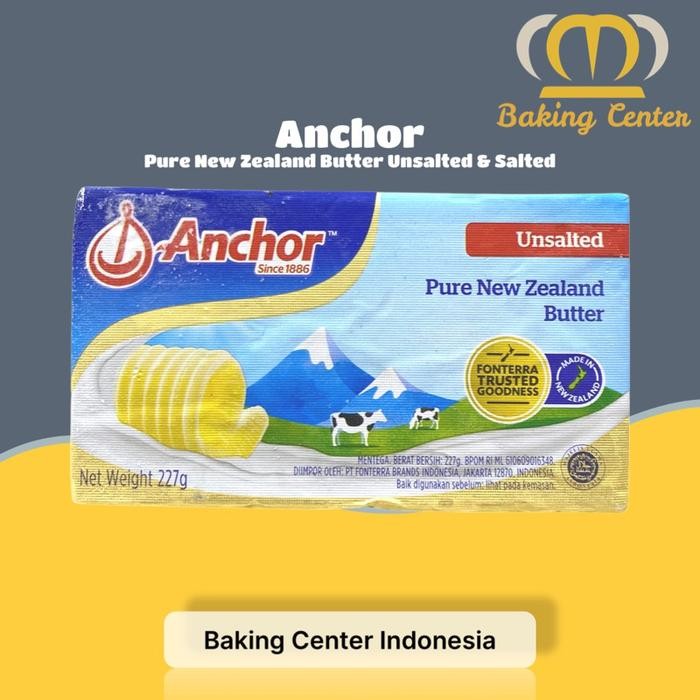 

(Expert) Anchor Pure New Zealand Butter Salted dan Unsalted - Butter Anchor Salted dan Unsalted