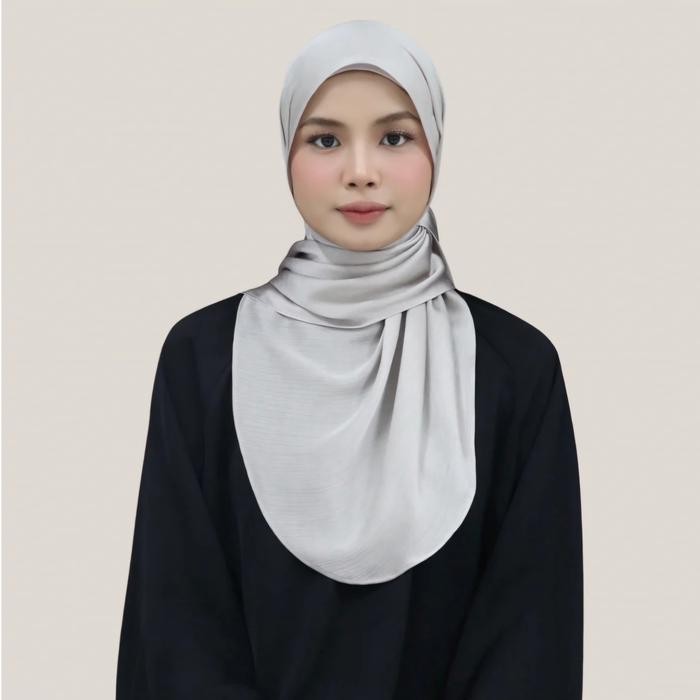 Epscarf Hijab satin silk bawal shawl malaysia