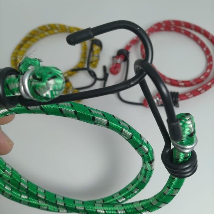 (Expert) TALI BAGASI MOTOR KARET ELASTIS 50CM PENGAIT PENGIKAT BARANG SEPEDA
