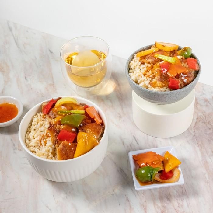 

(Expert) Baked Tilapia N` Oat with Sweet & Sour Sauce. Healthy Diet Catering