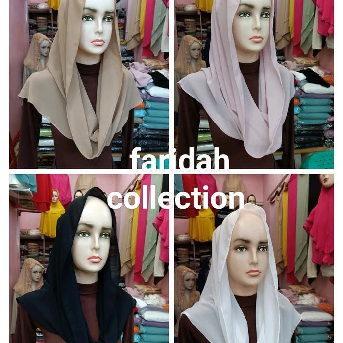 rahayu series/ hijab instan ceruty polos