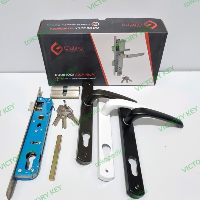 Kunci + Handle Aluminium 9055 Glatino