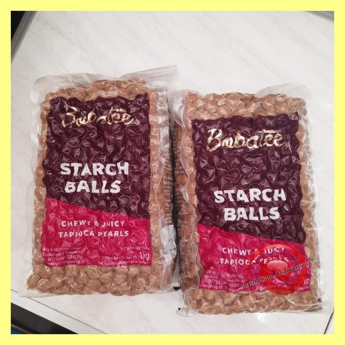 

(Expert) Bobatee Boba Pearl Boba 1kg / Bola Boba Tapioka Pearl Bobatee 1kg