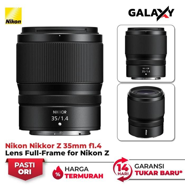 Nikon Nikkor Z 35mm f1.4 Lens Full-Frame for Nikon Z Garansi Resmi