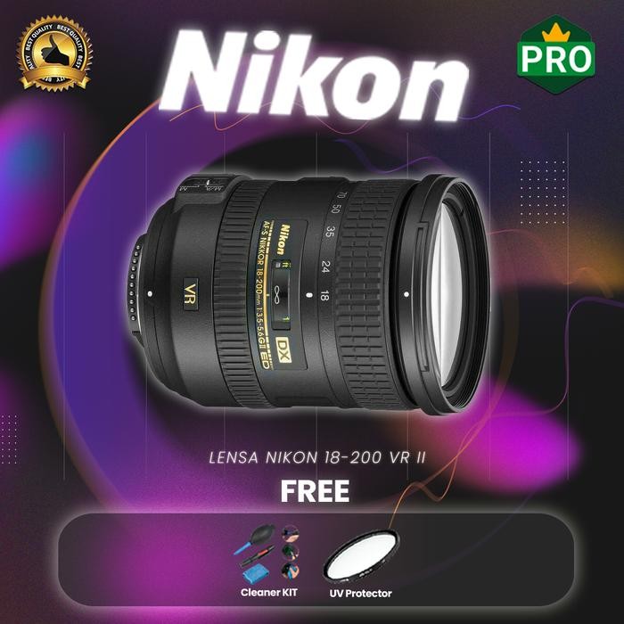 LENSA NIKON 18-200 VR II