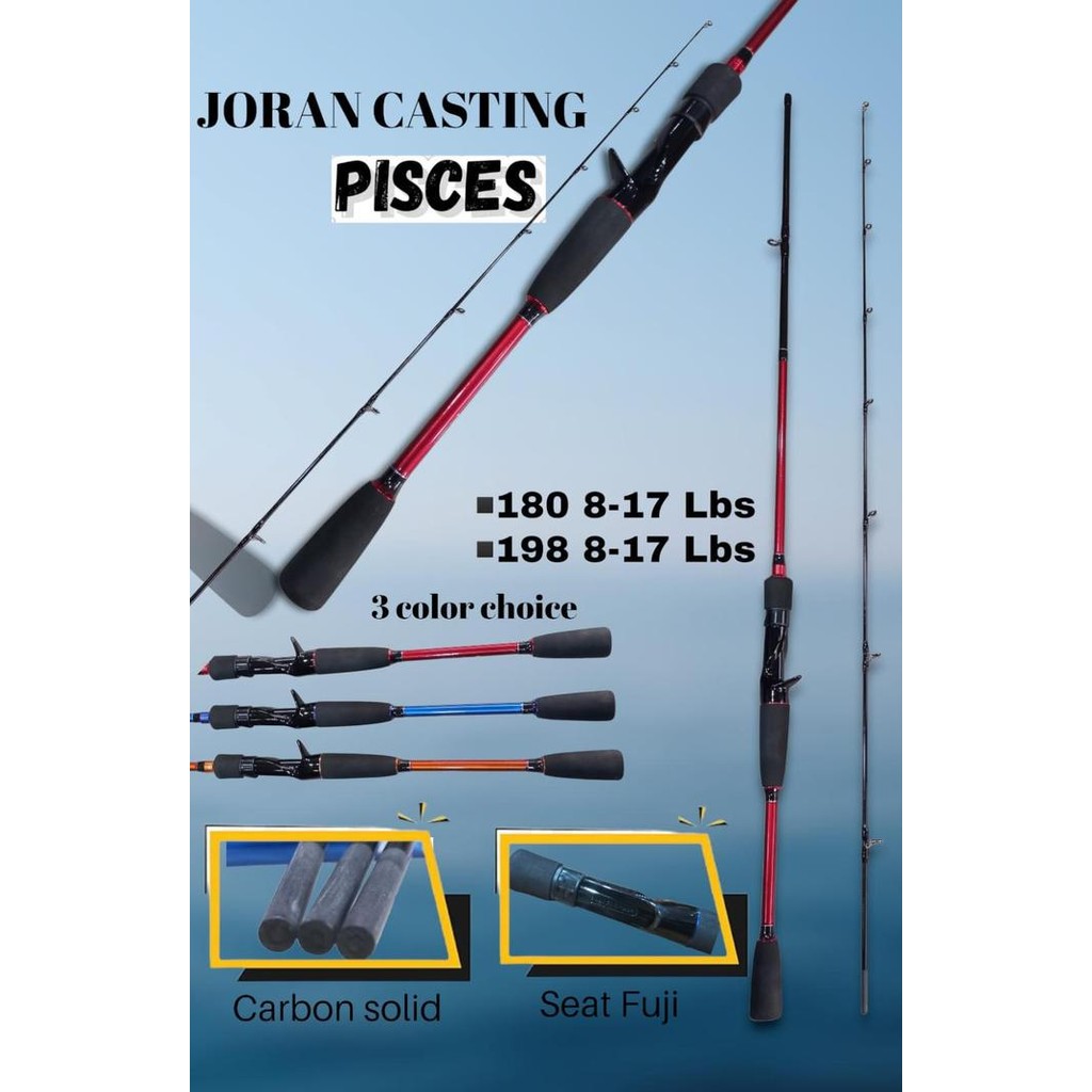 Joran Casting Pisces 180/198 Cm- Carbon Solid