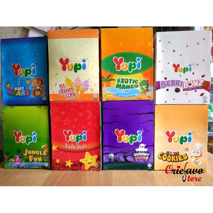 

New Permen Yupi 1 Box Isi 24 Pcs
