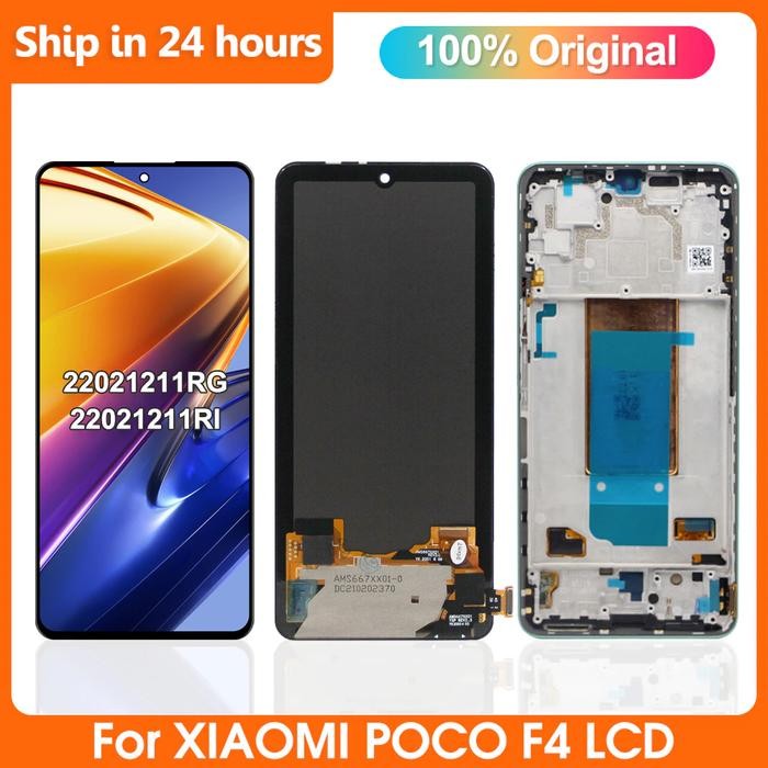 6.67 AMOLED For Xiaomi Poco F4 Screen LCD Display Screen Digiti - TFT