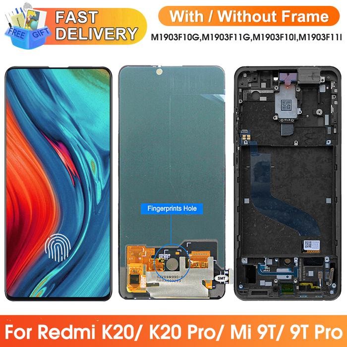 Super Amoled Mi 9T 9T Pro Screen Replacement for Xiaomi Redmi