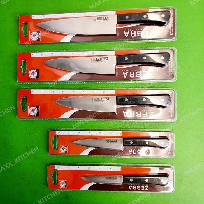 PROMO>>> Pisau Chef Knife Pisau Dapur Zebra Stainless Steel <<<TERBARU
