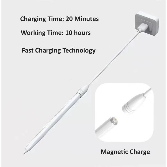 PALM REJECTION APPLE PENCIL STYLUS PEN TILT PRESSURE STYLUS PEN