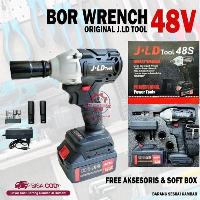 Impact Jld 48S Pembuka Baut Dan Keperluan Bengkel Jld 48S 1Baterai