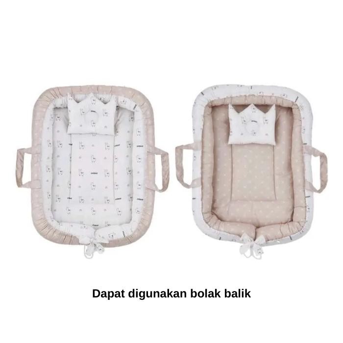 Omiland Kasur Bayi Serut - Kasur Kelambu Bayi Serut Bantal