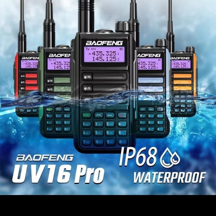 Ht Handy Talky Jangkauan Luas 100Km Uv-20 Pro 80W Baterei Jumbo 24000M Tbk