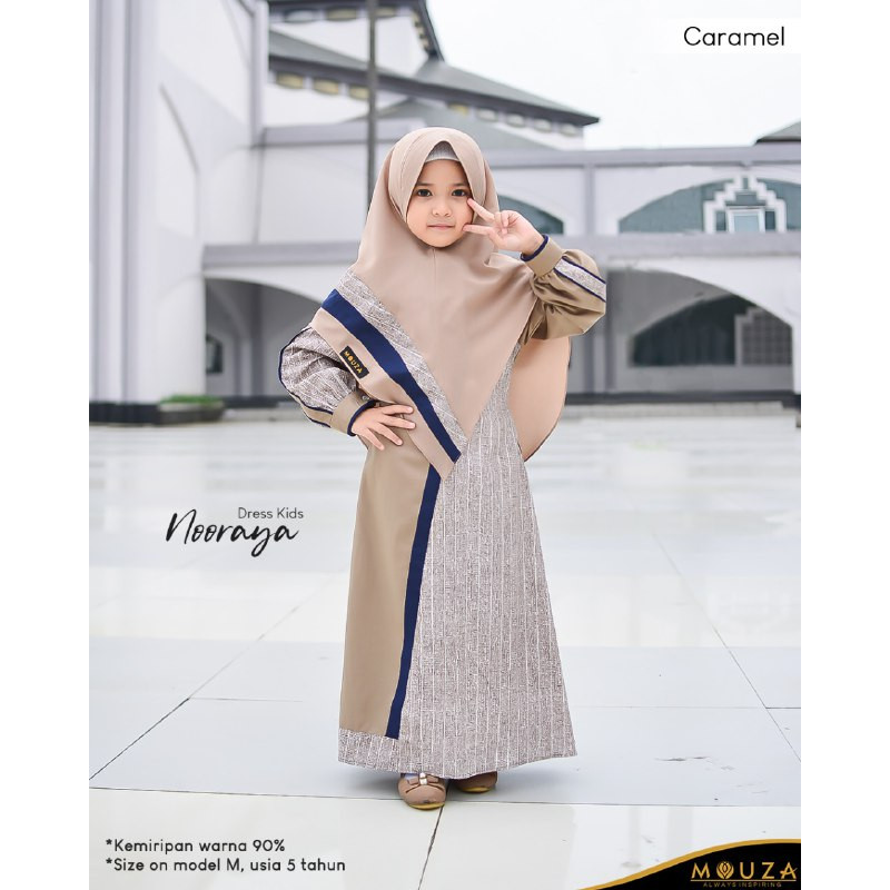 GAMIS ANAK MOUZA NOORAYA DRESS KIDS SET
