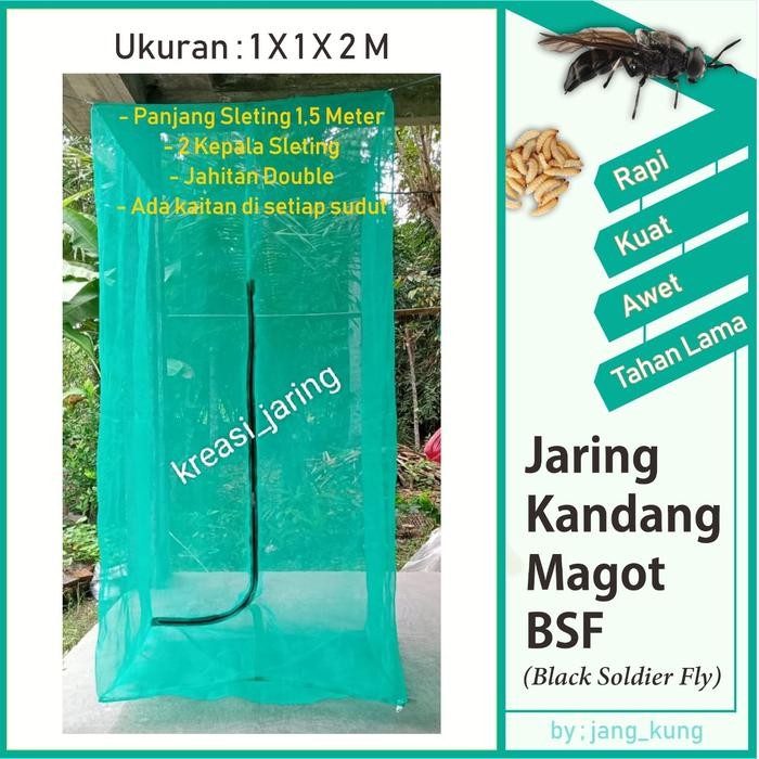 kandang lalat bsf/kandang magot 1x1x2m