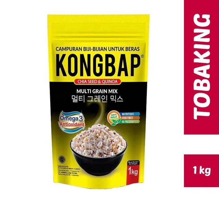 

Kongbap multi grain mix rice chia seed quinoa 1 kg