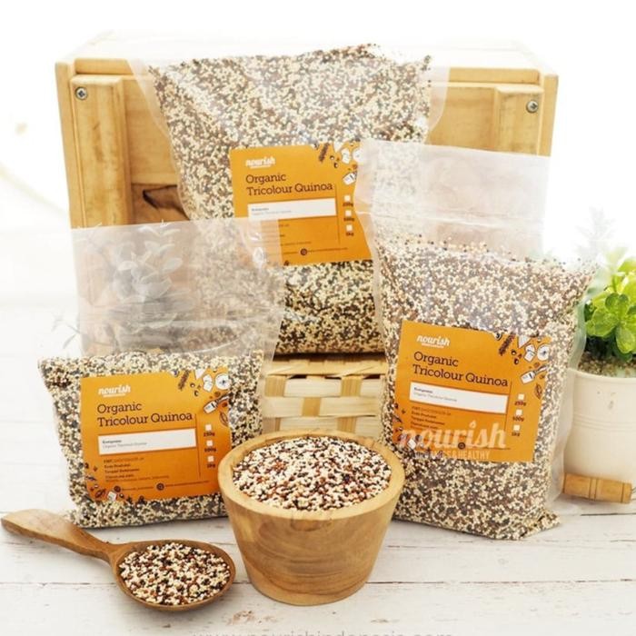 

250g - 3 in 1 Quinoa organik (Quinoa Hitam, Putih, Merah)
