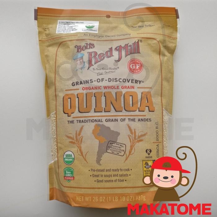 

Bob Red Mill Organic Whole Grain Quinoa white 26 oz 737gr 737 gr bobs