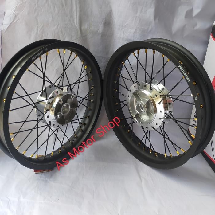 VELG SET ROSSI 185 215 RING 17 TROMOL SET THUNDER 125