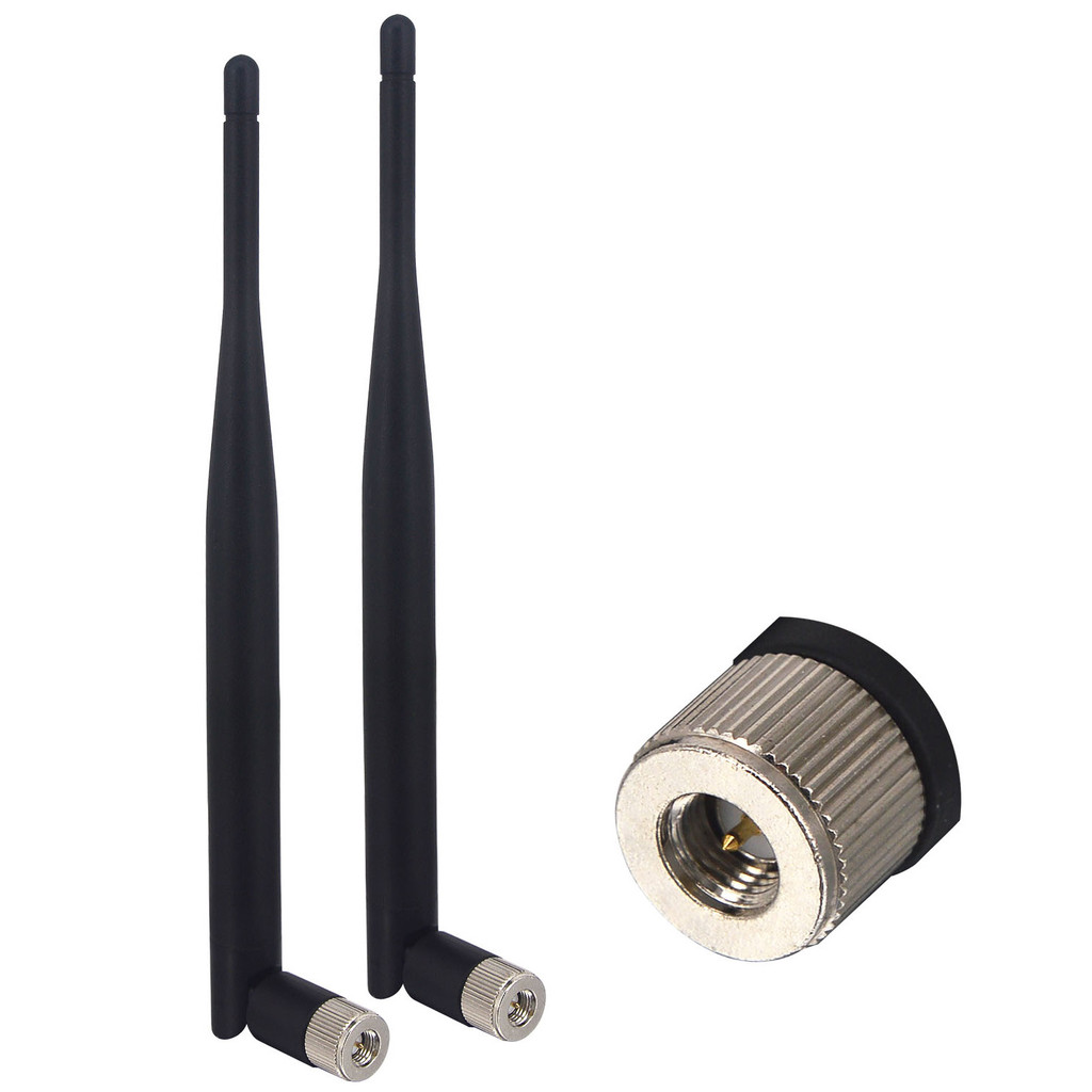 2Pcs 5Dbi 868Mhz 915Mhz Gsm Signal Jammer Antenna Nb-Iot Antennae Ads-B/Tcas/Ssr Sma Male Adapter